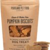 Portland Pet Food Company Pumpkin Healthy Dog Treats - Grain-Free, Human-Grade, Pumpkin Dog Treats - All Natural Dog Training Treats & Biscuits Made in the USA Only 1-Pack (5 oz)