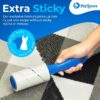 PetLovers Extra Sticky Lint Roller Mega Value Set 450 Sheets for Pet Hair Removal, Dog and Cat Lint Remover 5 Pack - Image 2
