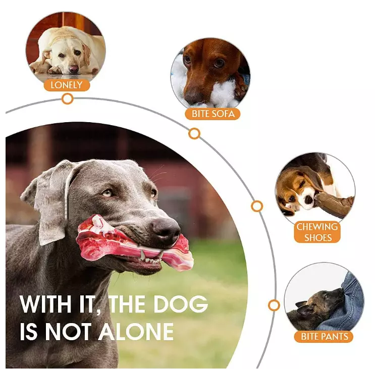Dog Pet Chew Toys for Aggressive Chewers, Indestructible Tough Durable Bone Gift - Image 6